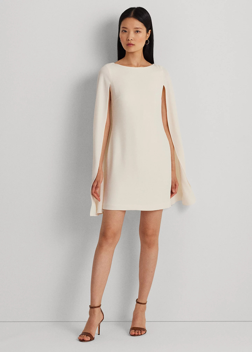 Cape Georgette Cocktail Dress by RALPH LAUREN 
