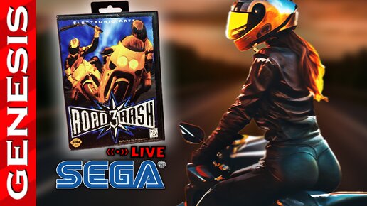 Играем в Road Rash 3 на SEGA Mega Drive / Genesis