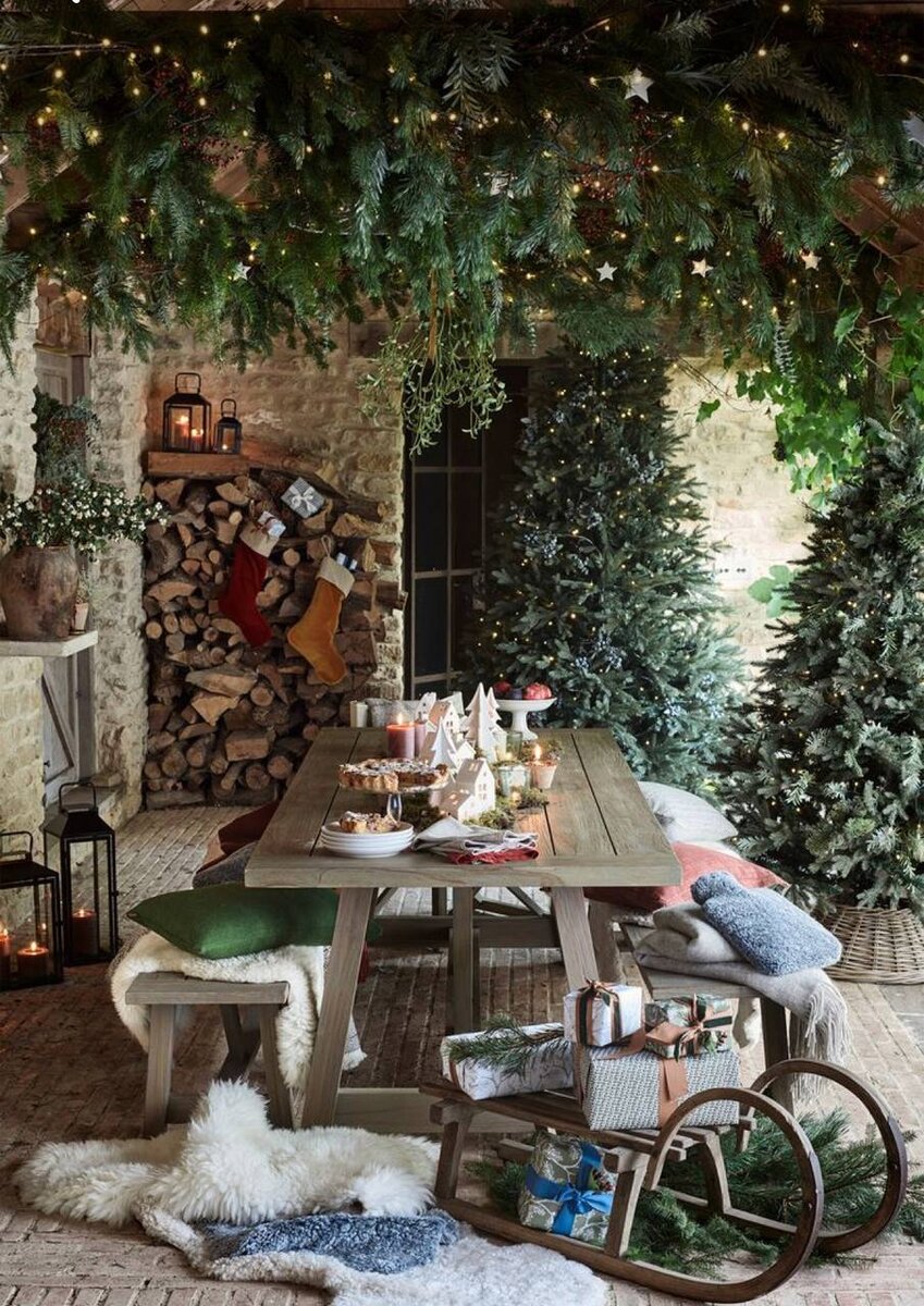 Еще несколько примеров того, как можно красиво и уютно украсить дом снаружи