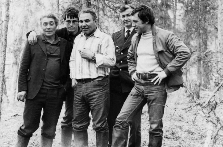 Высоцкий со знаменитым старателем Тумановым