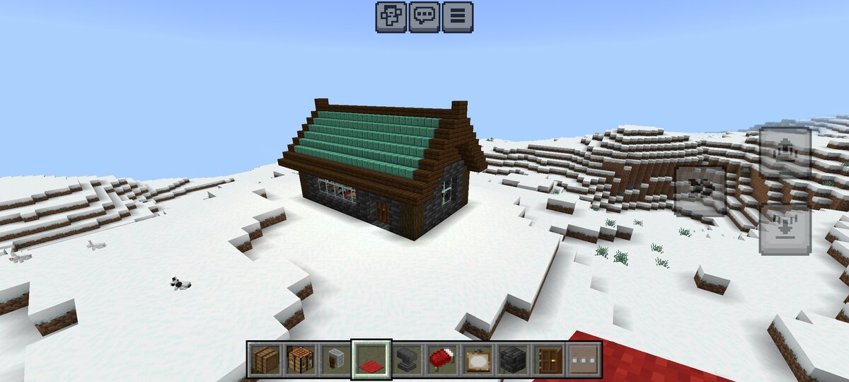 Вещи в инвентаре это те вещи которые мне понадобились в строительстве дома