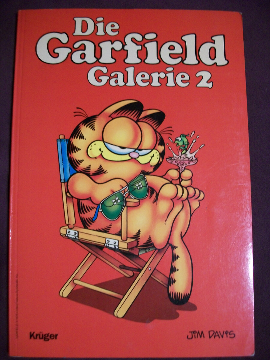 Die Garfield Galerie 2 by Jim Davis 1986 книга комиксов / МОСКОВСКИЙ МУЗЕЙ КОШКИ