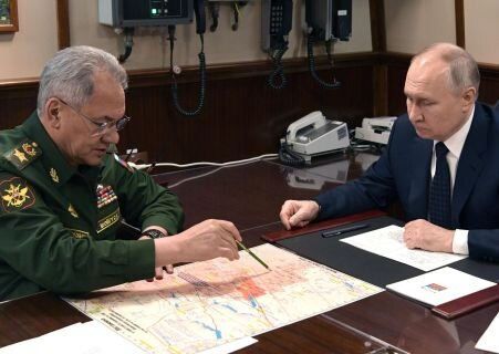    Шойгу доложил Путину об освобождении Марьинки