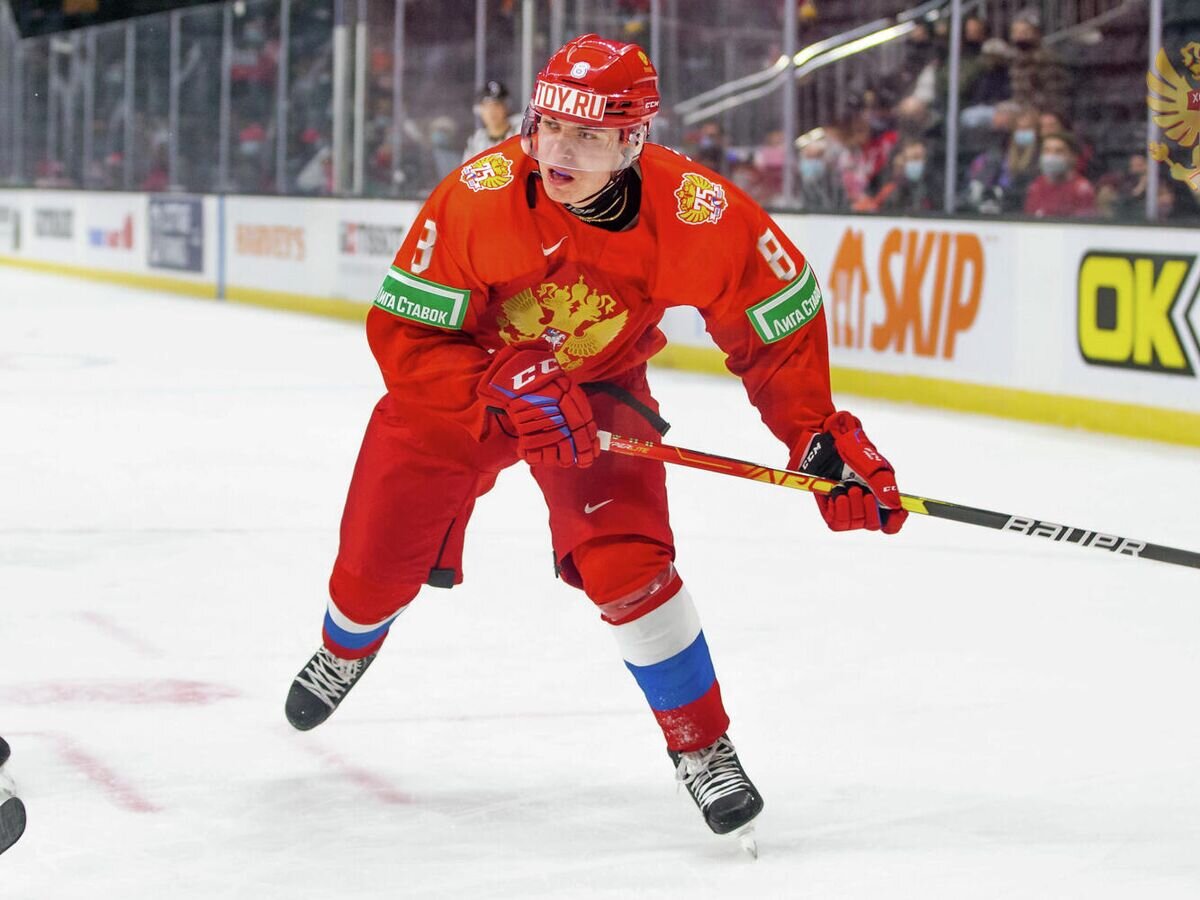    Хоккеист молодежной сборной России Иван Дидковский© Фото : Пресс-служба ФХР