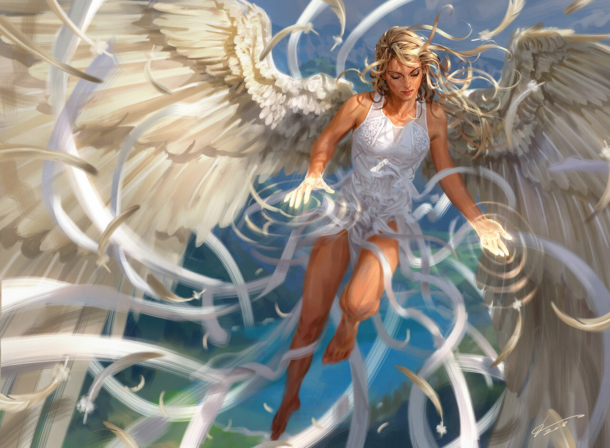 MtG: Angel of Vitality Художник: Johannes Voss (Algenpfleger)