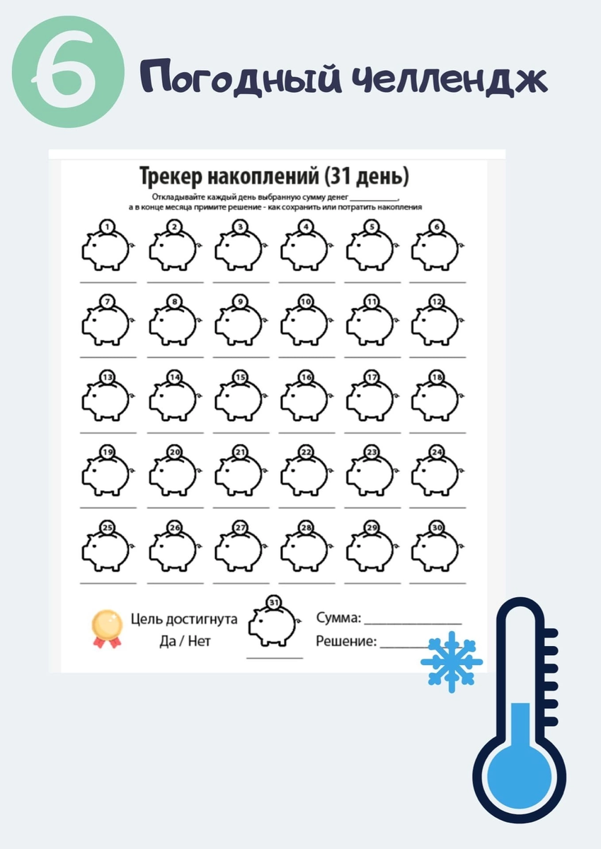 Финансовый челлендж на следующий год | Инна Филатова | Дзен