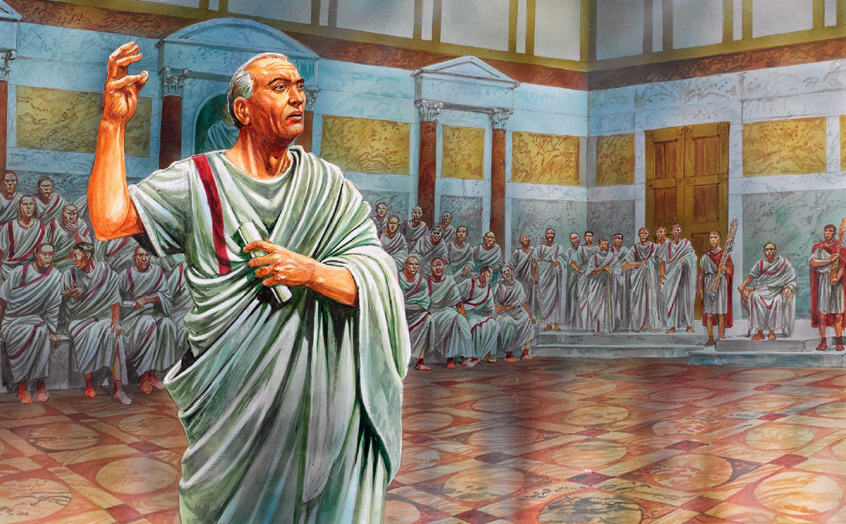 Сенатор в Древнем Риме. Картинка взята в Сети и помещена для наглядности.