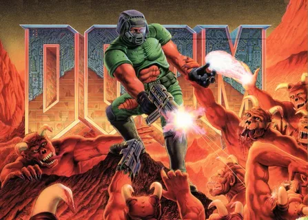 Постер игры Doom, 1993 год