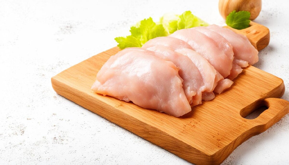 Берем куриное филе и отбиваем его