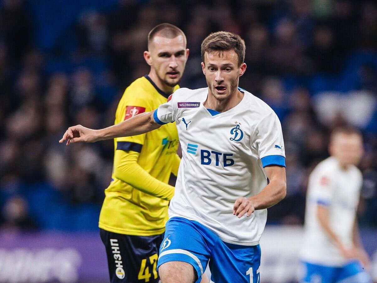    Полузащитник "Динамо" Даниил Лесовой© пресс-служба ФК "Динамо"