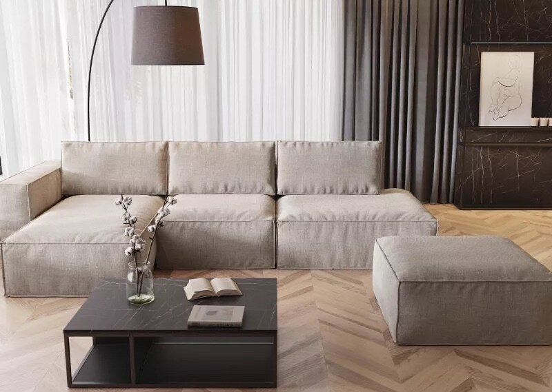 Диван UOMO, бежевый (арт. 003)