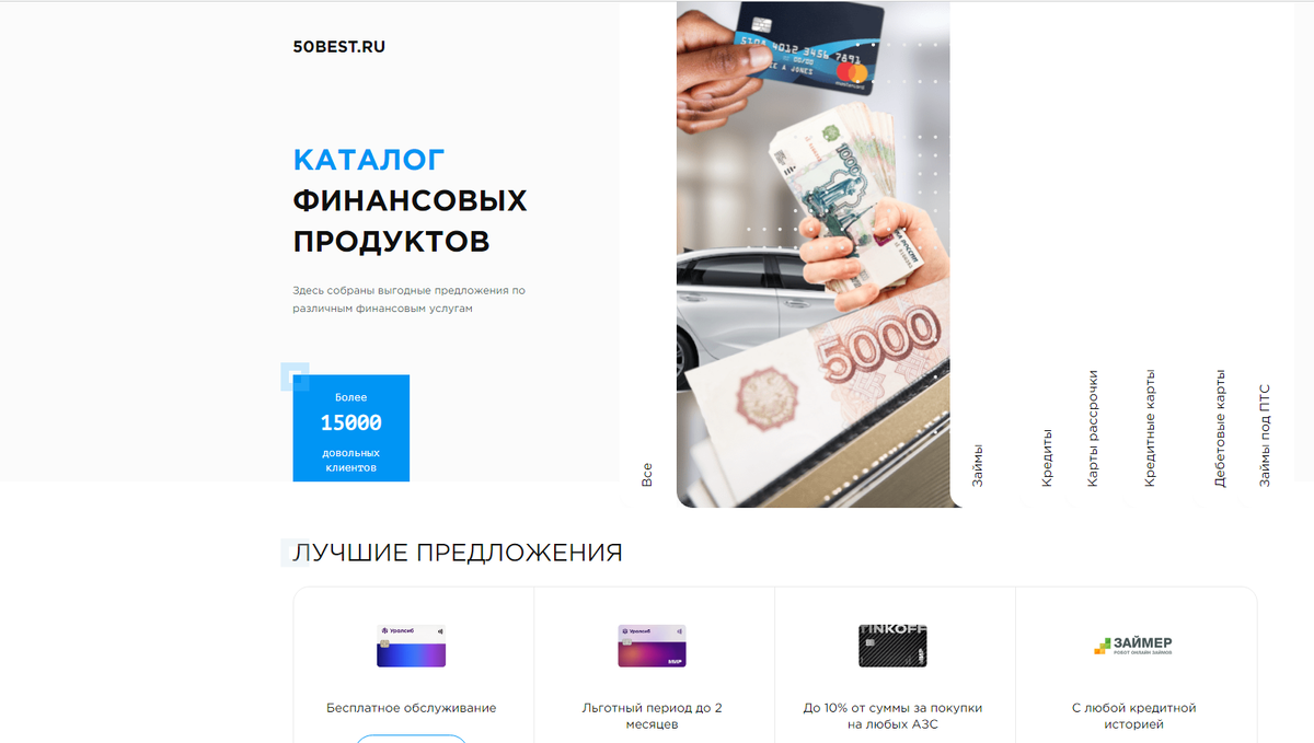 Каталог Финансовых Продуктов