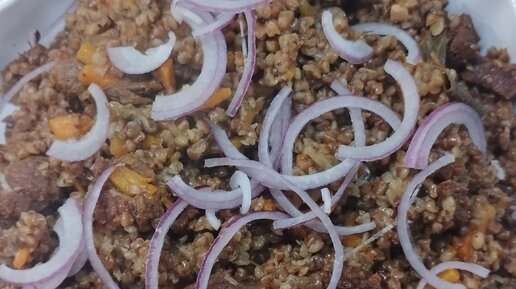 Казан-еда Гречка по-купечески в афганском казане Дзен