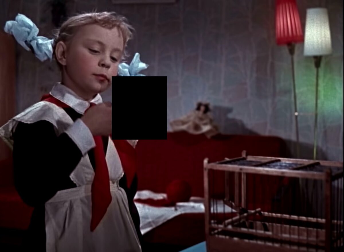 Кадр из фильма "Королевство кривых зеркал", 1963 г.