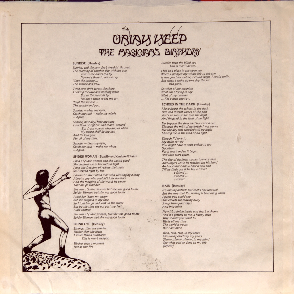 The magician s birthday. Uriah Heep the Magician's Birthday 1972. Uriah Heep the Magicians Birthday 1972 обложка. Обложка диска Uriah Heep. Uriah Heep Magican Birthday.