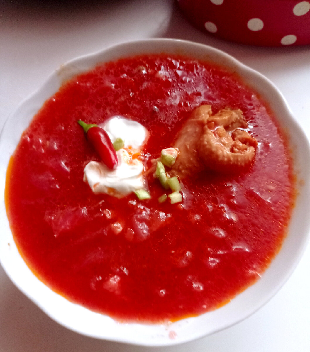 Через сутки борщ гораздо вкуснее,настоящая