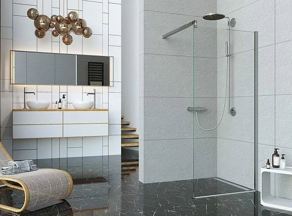 Душевая перегородка Alex Baitler AB29100S1 Walk-in 100*200 L/R без поддона