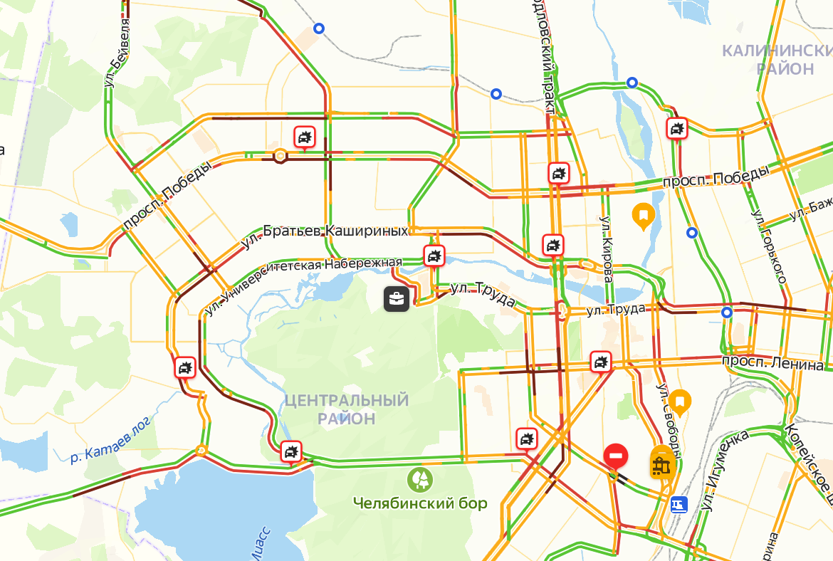 Фото: Яндекс пробки