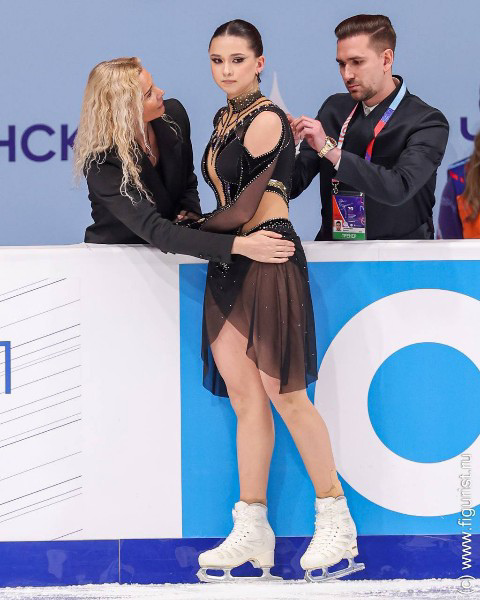 Чемпионат России 2024. За несколько секунд до  проката произвольной программы