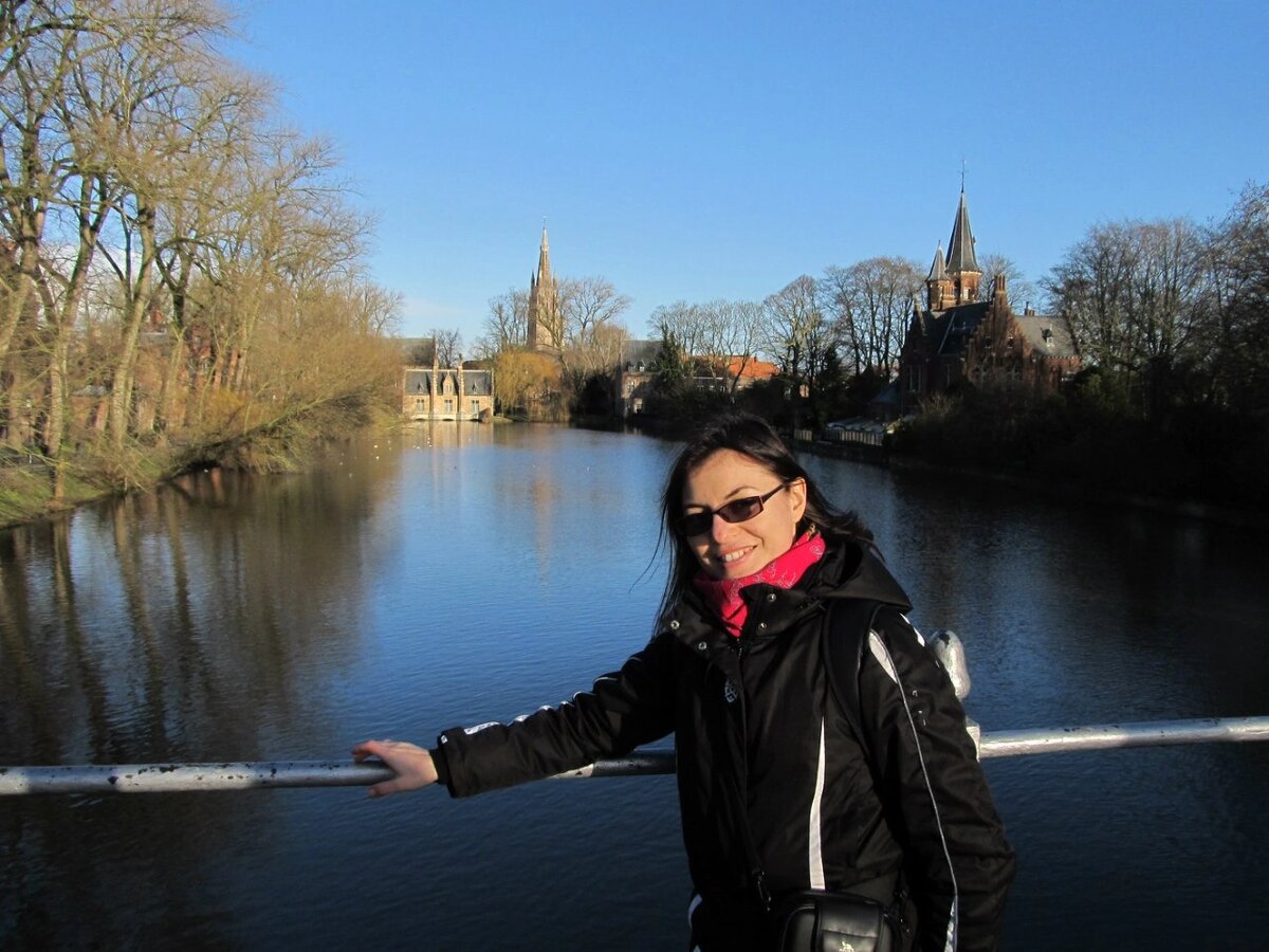 Я в Брюгге в декабре 2013 года.
