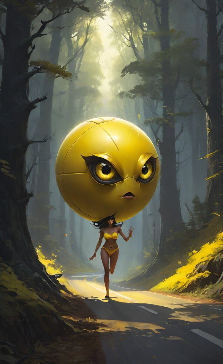 Картина создана Безумным Фермером и нейросетью ИИ.