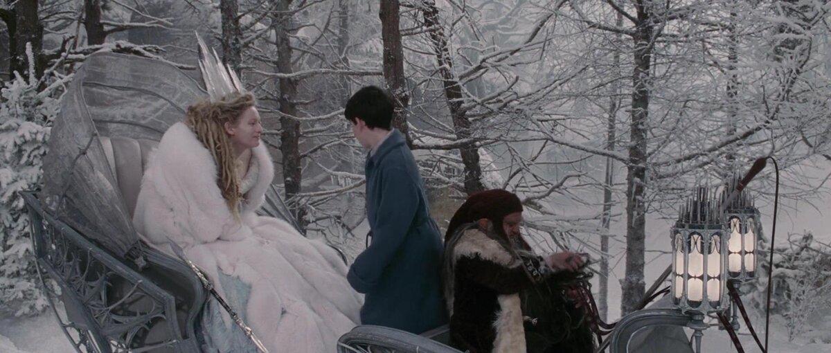 Кадр из фильма "Лев, Колдунья и платяной шкаф" (2005 год)