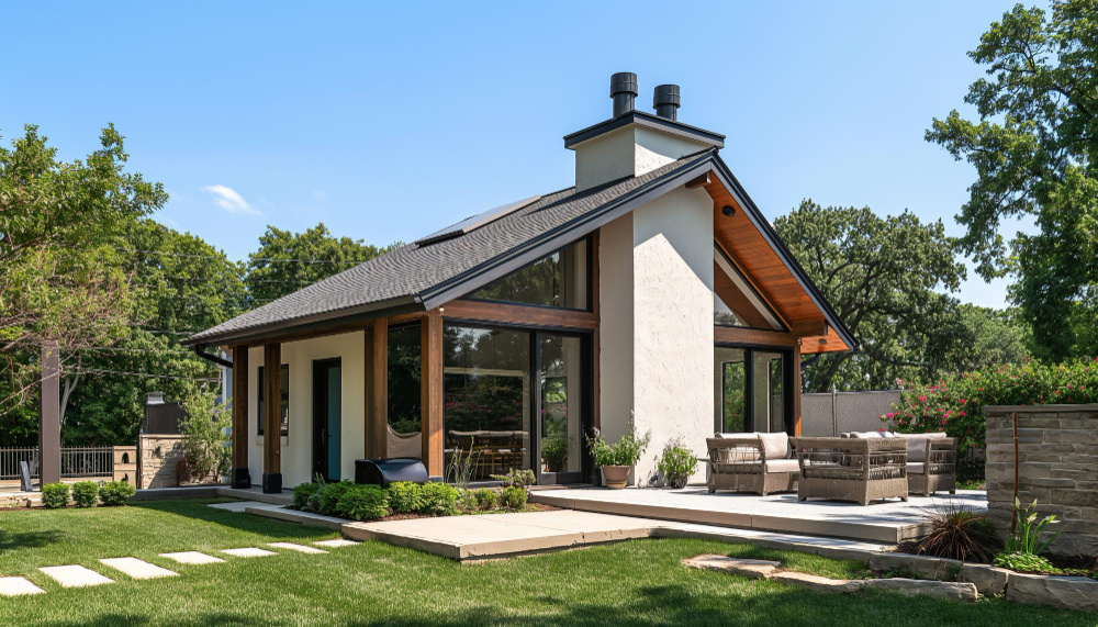 Современный загородный дом