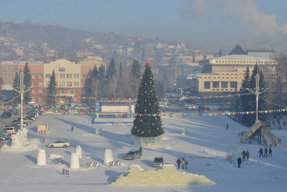 Горно алтайск зимой фото