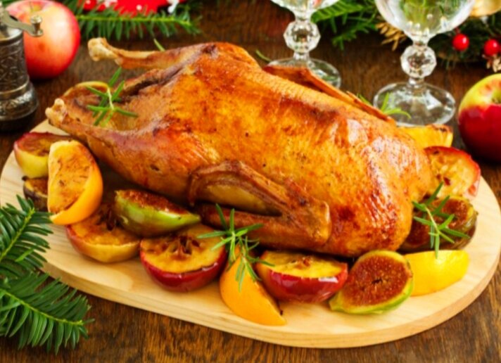 Утка жареная. Фото взято из открытых источников.