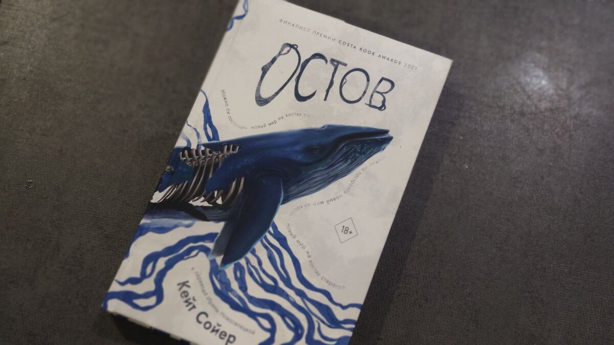 Твердая обложка с шикарным китом. Издательство Дом историй