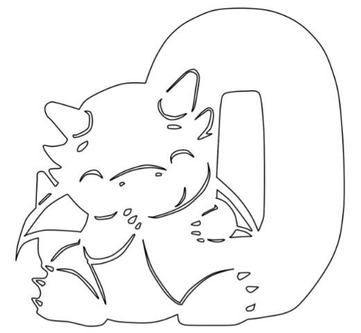 милый дракончик хихикает