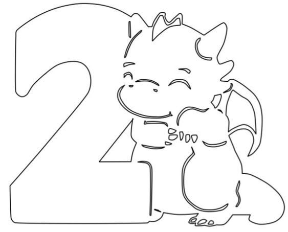 2024 вытынанка с драконом