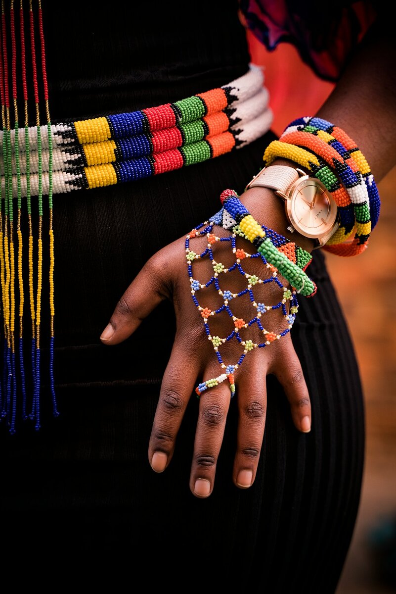 Стоковое фото с украшениями из бисера