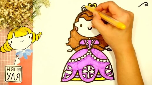 Как нарисовать принцессу - учимся рисовать простые и сложные рисунки разных принцесс
