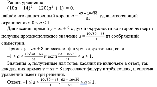 А. В. Шевкин, avshevkin@mail.ru Рассмотрим решение задачи с параметром из сборника для подготовки к ЕГЭ-2024 (36 вариантов) [1].-8