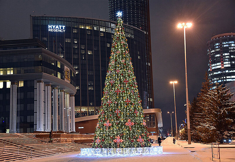 Екатеринбург новый год фото
