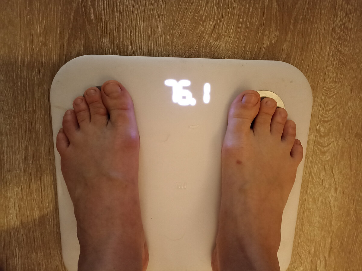 Мой вес на декабрь 2023