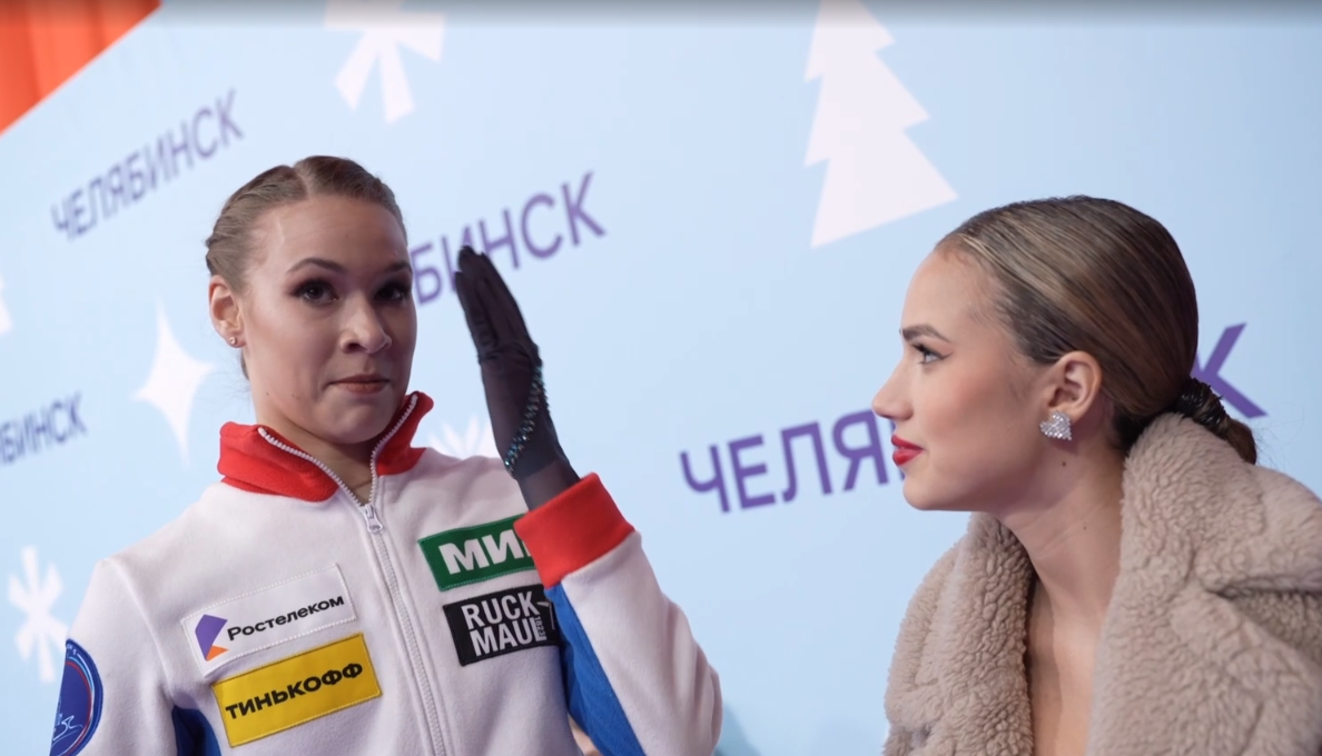 Майя Хромых и Алина Загитова во влоге Первого канала