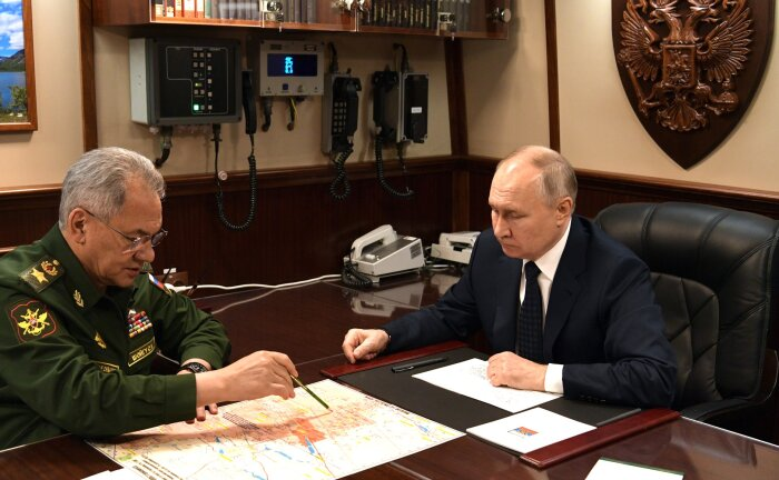 Фото: сайт президента России. Владимир Путин поблагодарил за взятие Марьинки