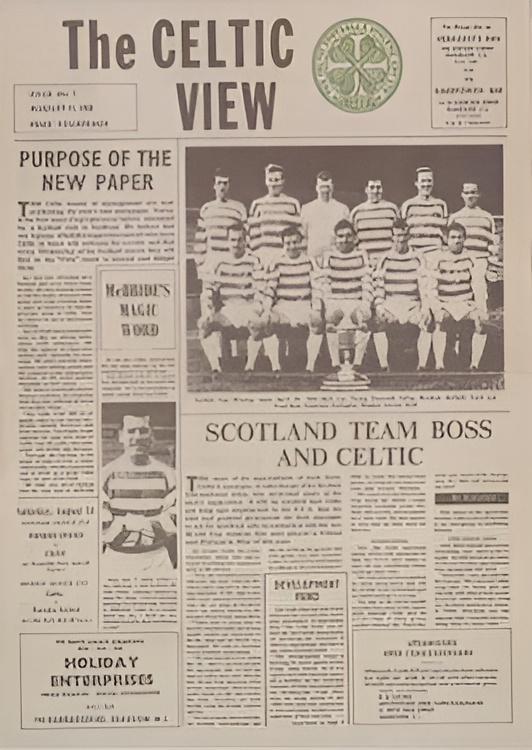 1 номер газеты "The CELTIC VIEW"