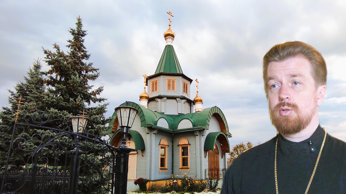 Город Сызрань. Храм «Успения Божией Матери»  и настоятель храма иерей Михаил Гордеев.