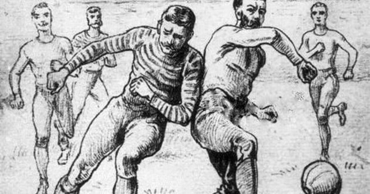 Возникновения игры футбол. Футбол в Англии 19 век. Зарождение футбола в Англии. Футбол в Англии в древности. Возникновение футбола.
