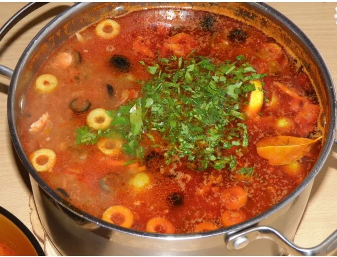 Приготовление солянки фото
