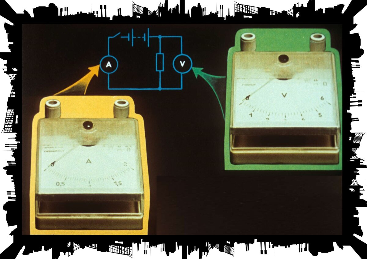 Измерительные приборы электрической цепи