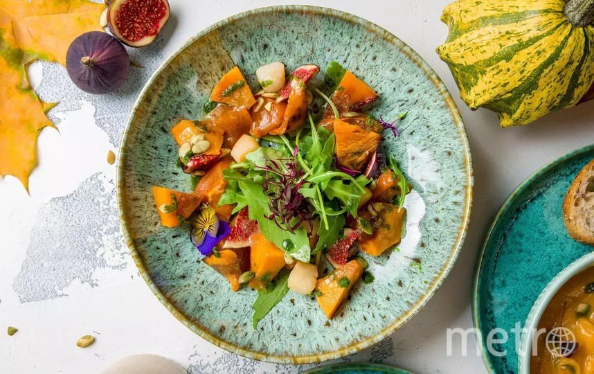    Салат с гребешками и тыквой.alice korolevich / Предоставлено пресс-службой