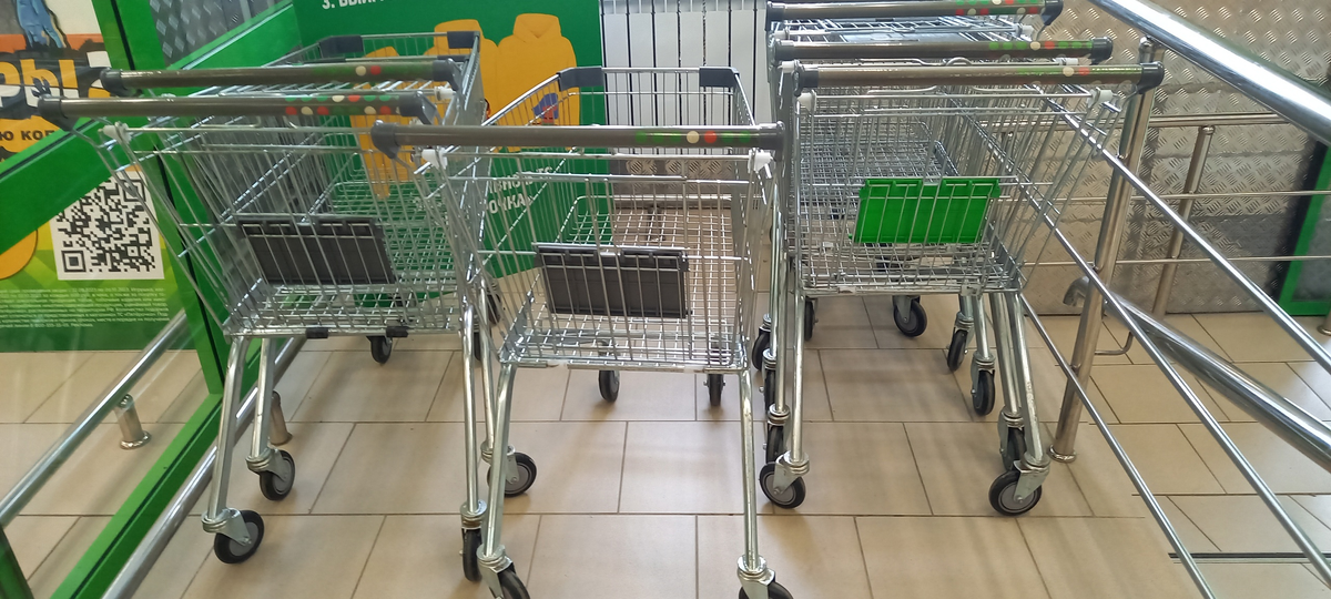 Пример разных типов тележек