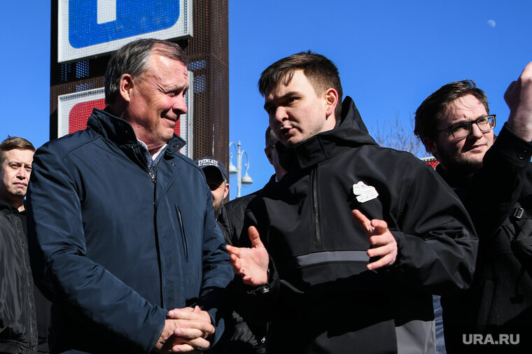    В команде мэра Алексея Орлова (справа) Артем Николаев (слева) работает с весны 2023-го