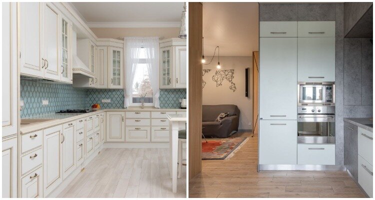 Кухня под потолок – это интересное решение, которое может иметь любой дизайн 