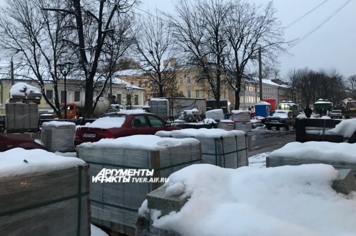    В Твери на благоустройство Трёхсвятской в 2024 году потратят 70 млн рублей