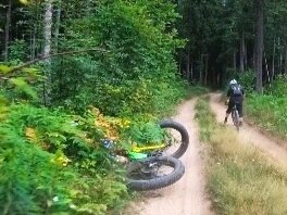 Манёвр, заснятый на экшн-камеру